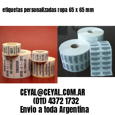etiquetas personalizadas ropa 65 x 65 mm