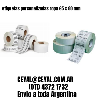 etiquetas personalizadas ropa 65 x 80 mm