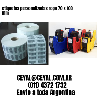 etiquetas personalizadas ropa 70 x 100 mm