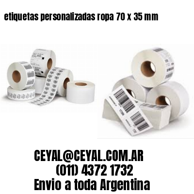 etiquetas personalizadas ropa 70 x 35 mm