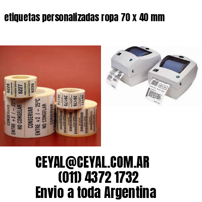 etiquetas personalizadas ropa 70 x 40 mm