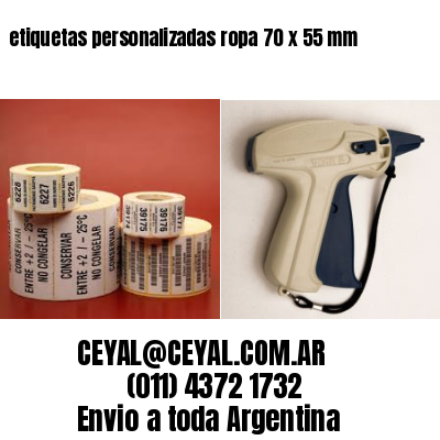 etiquetas personalizadas ropa 70 x 55 mm