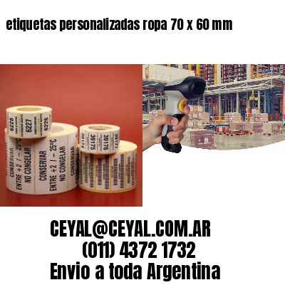 etiquetas personalizadas ropa 70 x 60 mm