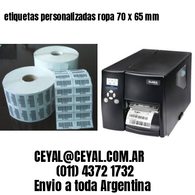 etiquetas personalizadas ropa 70 x 65 mm