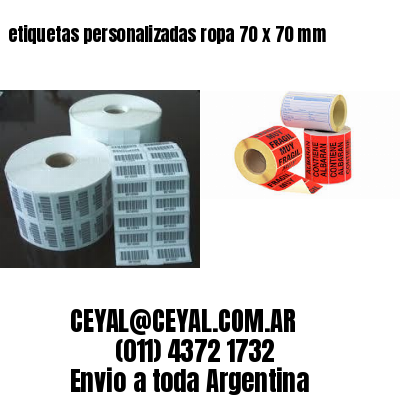 etiquetas personalizadas ropa 70 x 70 mm
