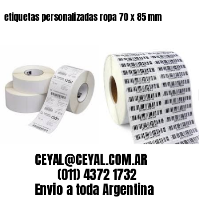 etiquetas personalizadas ropa 70 x 85 mm
