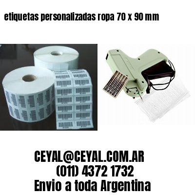 etiquetas personalizadas ropa 70 x 90 mm