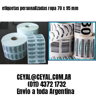 etiquetas personalizadas ropa 70 x 95 mm