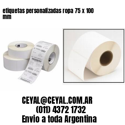 etiquetas personalizadas ropa 75 x 100 mm