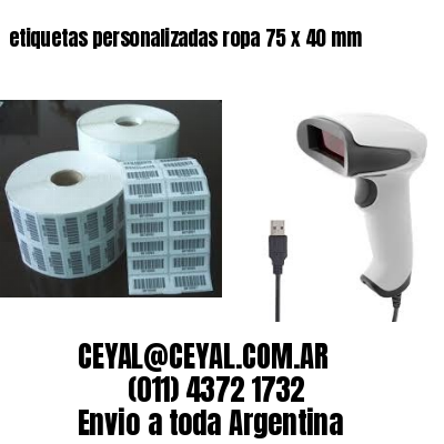 etiquetas personalizadas ropa 75 x 40 mm