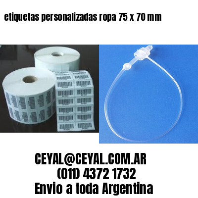 etiquetas personalizadas ropa 75 x 70 mm