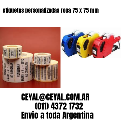 etiquetas personalizadas ropa 75 x 75 mm