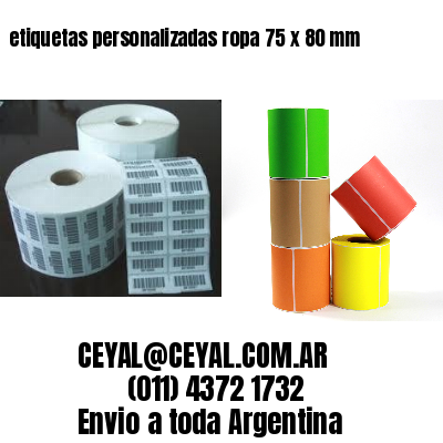 etiquetas personalizadas ropa 75 x 80 mm