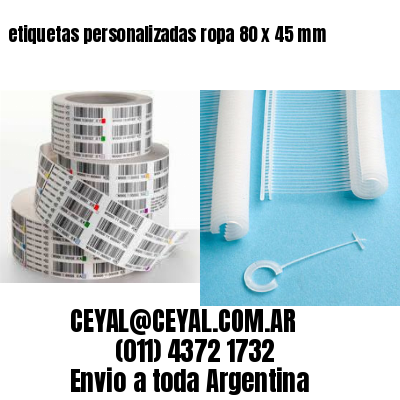 etiquetas personalizadas ropa 80 x 45 mm