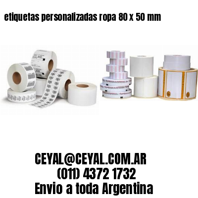 etiquetas personalizadas ropa 80 x 50 mm