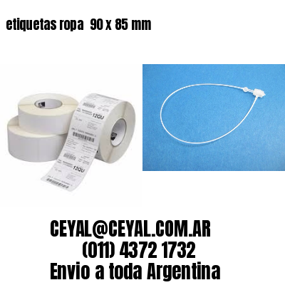 etiquetas ropa  90 x 85 mm