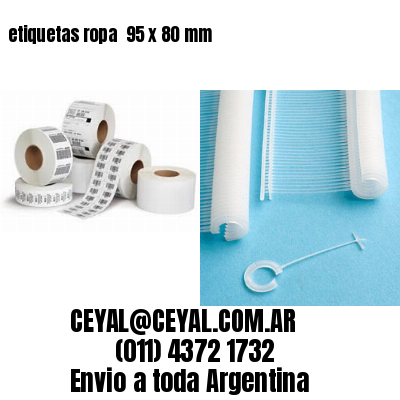 etiquetas ropa  95 x 80 mm