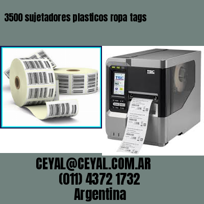 3500 sujetadores plasticos ropa tags