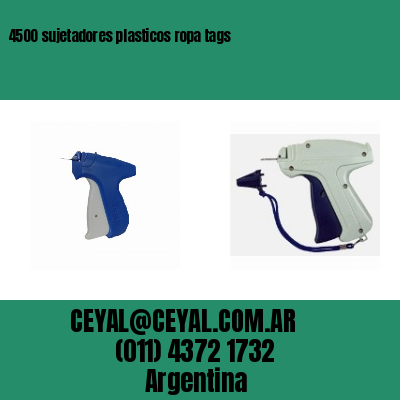 4500 sujetadores plasticos ropa tags