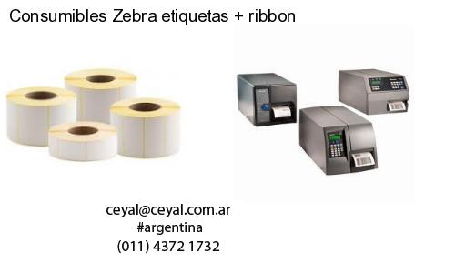 Consumibles Zebra etiquetas   ribbon