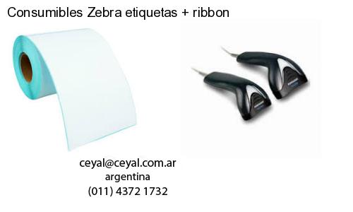 Consumibles Zebra etiquetas   ribbon