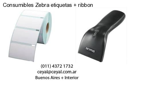 Consumibles Zebra etiquetas   ribbon