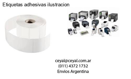 Etiquetas adhesivas ilustracion