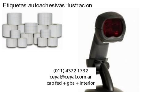 Etiquetas autoadhesivas ilustracion