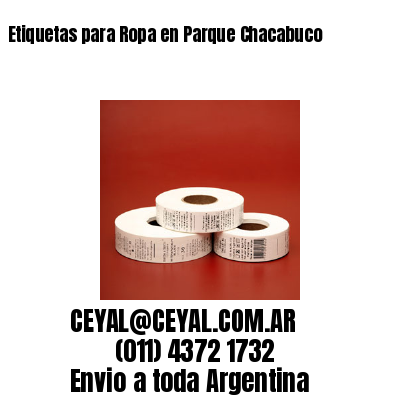 Etiquetas para Ropa en Parque Chacabuco