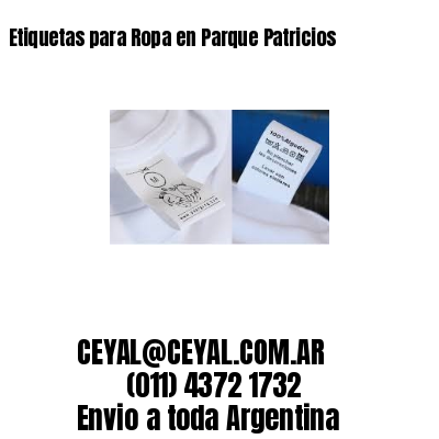 Etiquetas para Ropa en Parque Patricios