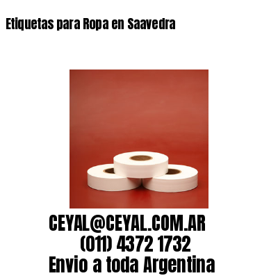 Etiquetas para Ropa en Saavedra