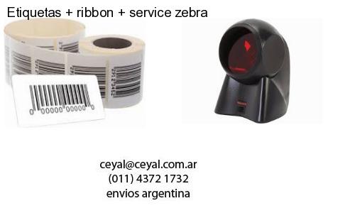 Etiquetas   ribbon   service zebra