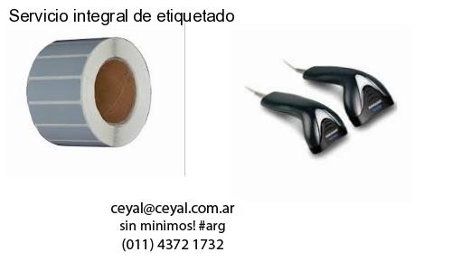 Servicio integral de etiquetado