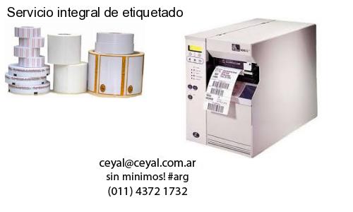 Servicio integral de etiquetado