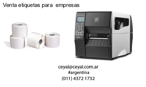 Venta etiquetas para  empresas