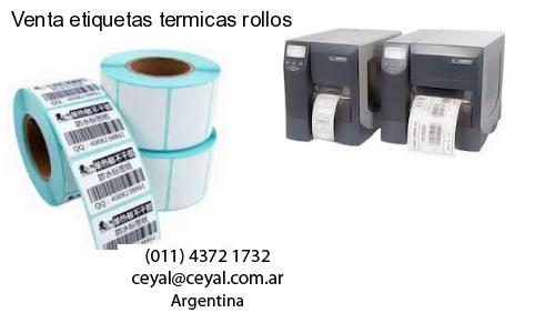 Venta etiquetas termicas rollos