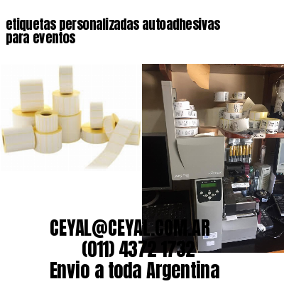 etiquetas personalizadas autoadhesivas para eventos