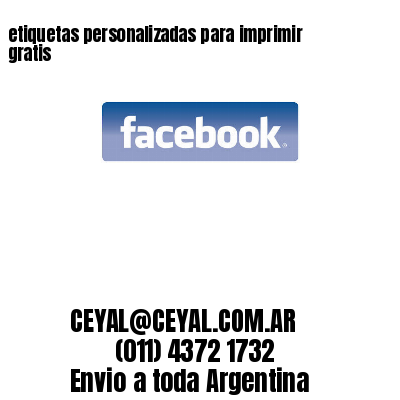 etiquetas personalizadas para imprimir gratis