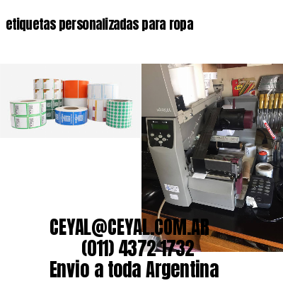 etiquetas personalizadas para ropa