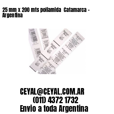 25 mm x 200 mts poliamida  Catamarca - Argentina