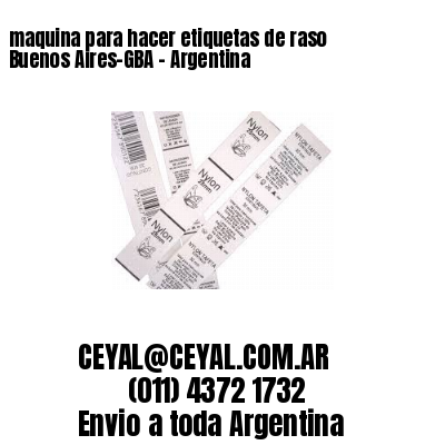 maquina para hacer etiquetas de raso  Buenos Aires-GBA – Argentina