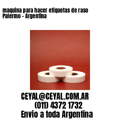 maquina para hacer etiquetas de raso  Palermo – Argentina