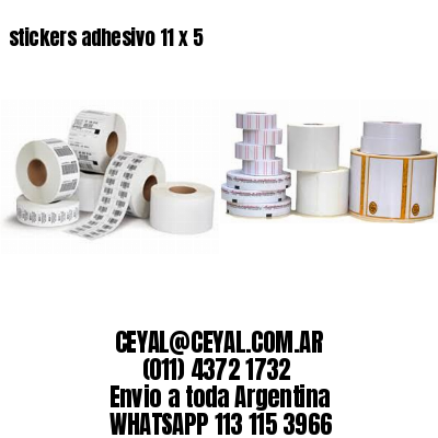 stickers adhesivo 11 x 5