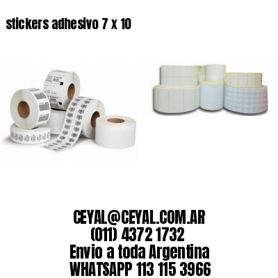 stickers adhesivo 7 x 10