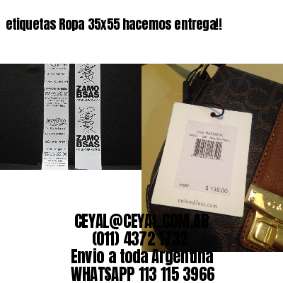 etiquetas Ropa 35×55 hacemos entrega!!