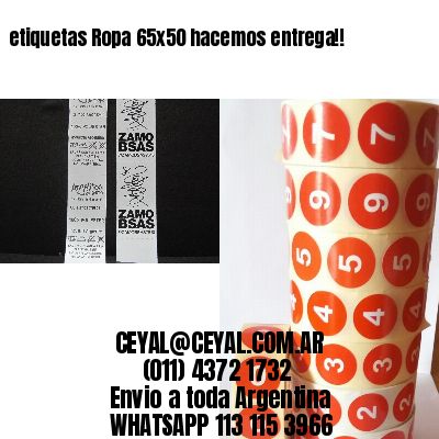 etiquetas Ropa 65×50 hacemos entrega!!