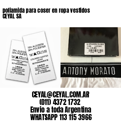 poliamida para coser en ropa vestidos CEYAL SA