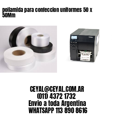 poliamida para confeccion uniformes 50 x 50Mm