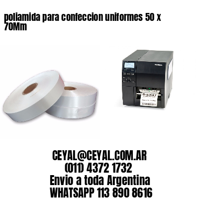 poliamida para confeccion uniformes 50 x 70Mm