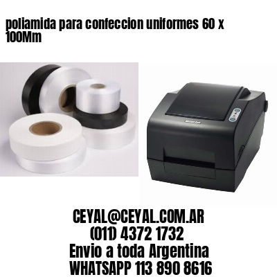 poliamida para confeccion uniformes 60 x 100Mm